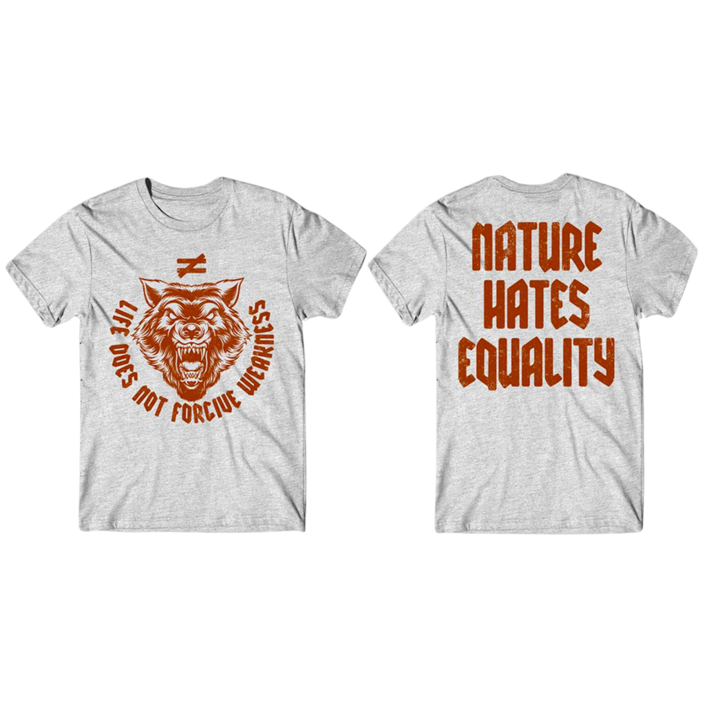Nature Hates Equality Gris Jaspeado