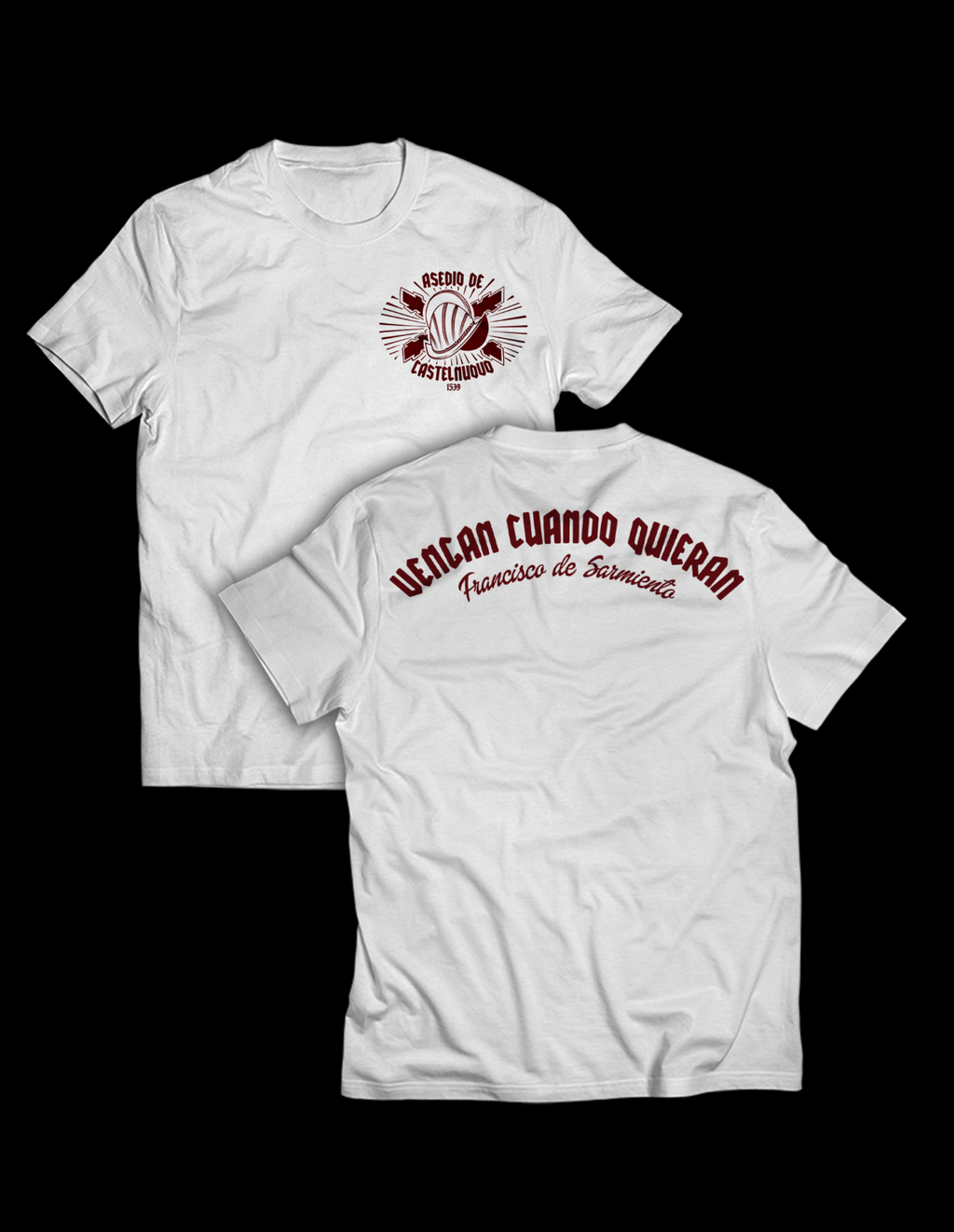 Camiseta Vengan Cuando Quieran Blanca