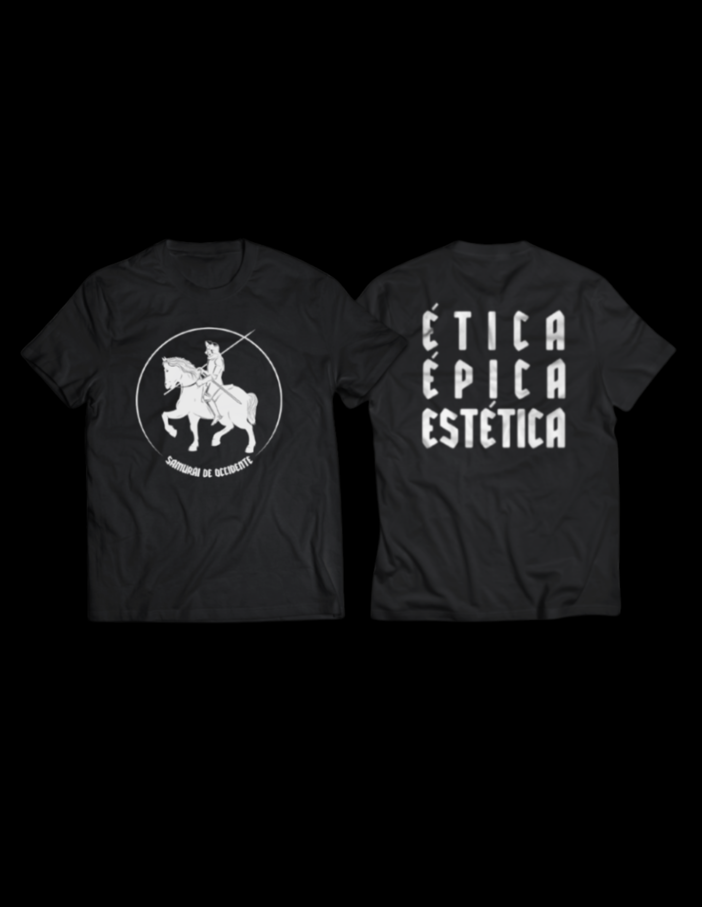 Camiseta Ética Épica Estética Negra