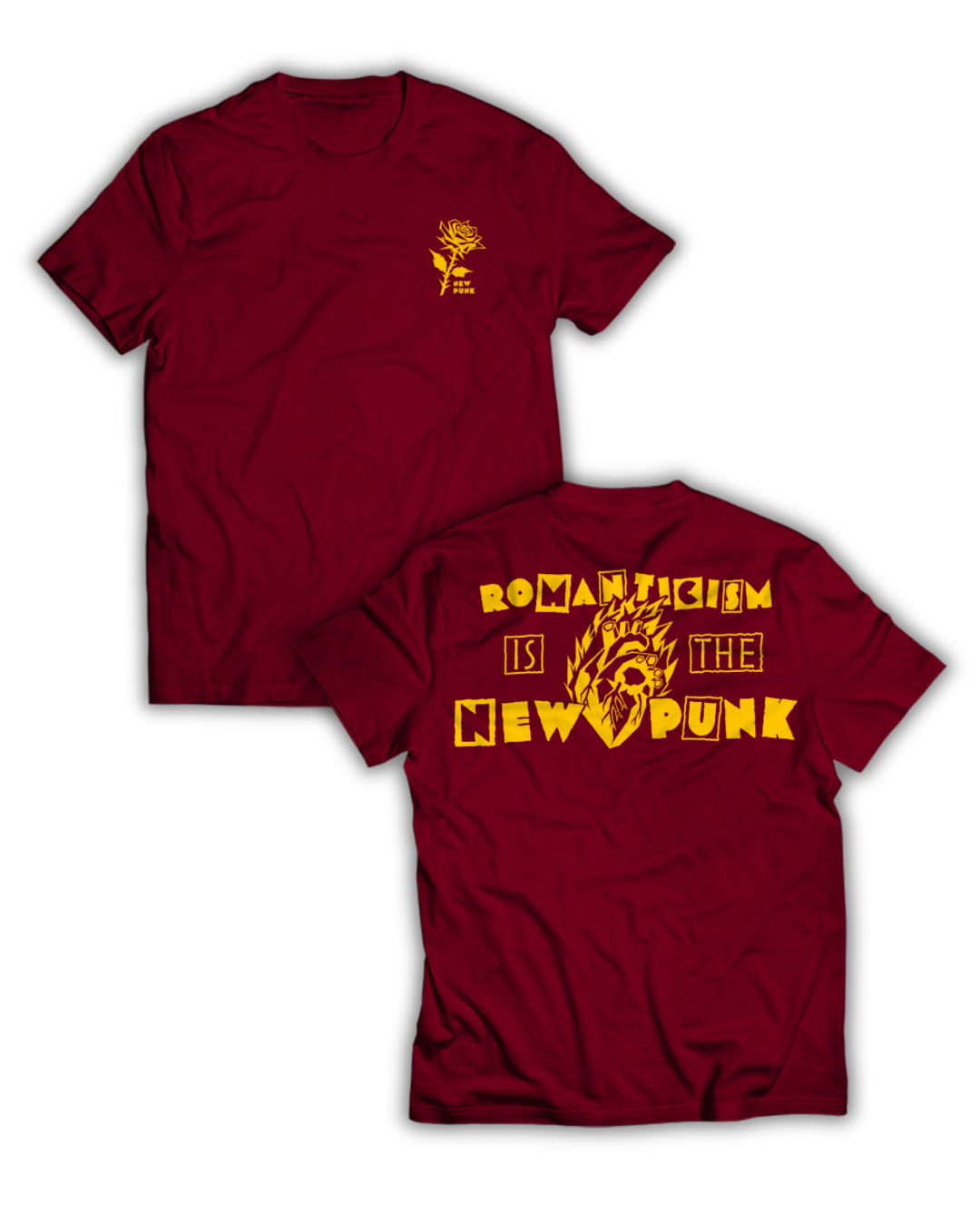 Camiseta Romanticism In The New Punk Burdeos