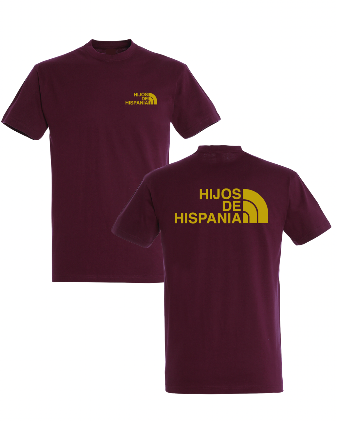 Camiseta Hijos De Hispania Burdeos