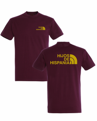 Camiseta Hijos De Hispania Burdeos